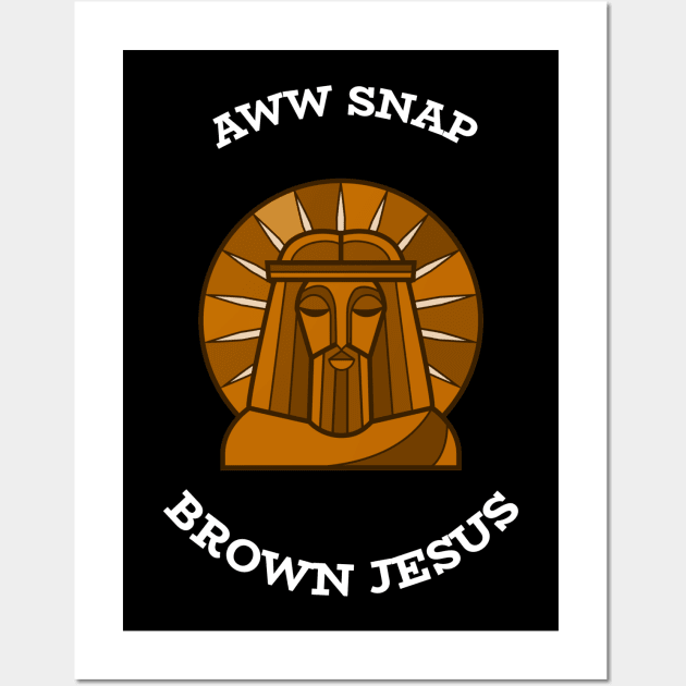 Christian Brown Jesus God Son Wall Art by NextGenerations